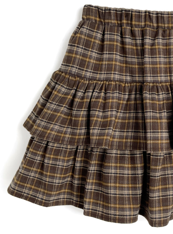 經典格仔蛋糕裙