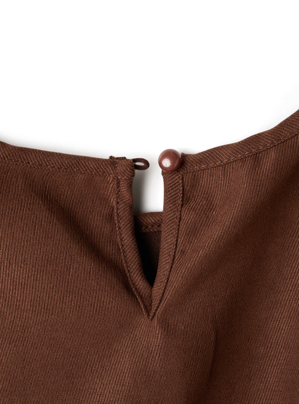 配色針織背心x束袖top