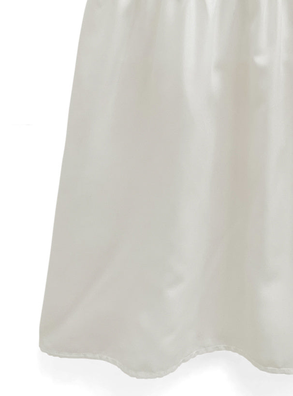 2way配色領背心裙