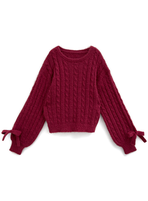 五色入｜蝴蝶結手袖上衣