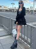 蕾絲蛋糕短裙