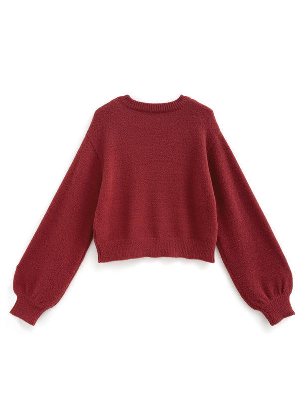 兩色入 | 熊熊絲帶針織上衣