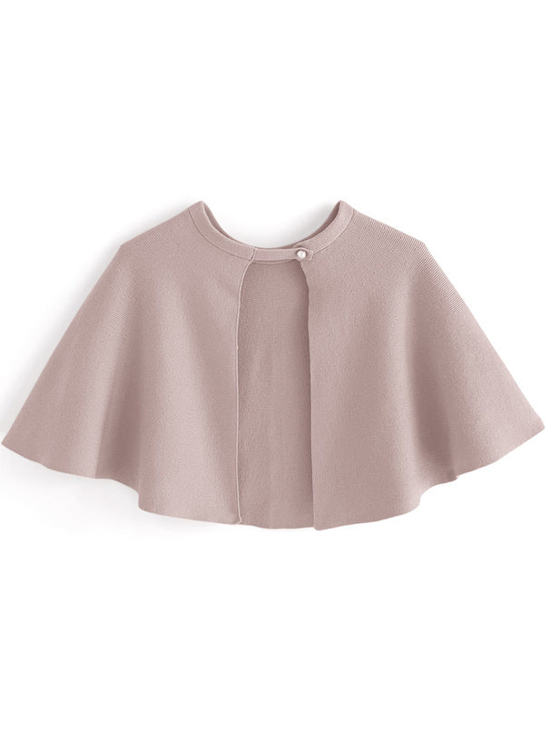 斗篷針織迷你連身裙