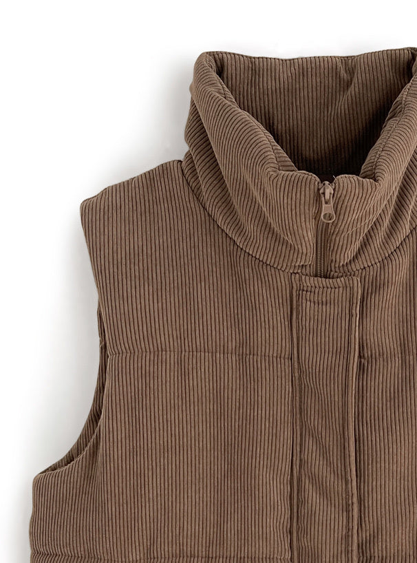 三色入｜燈芯絨棉背心