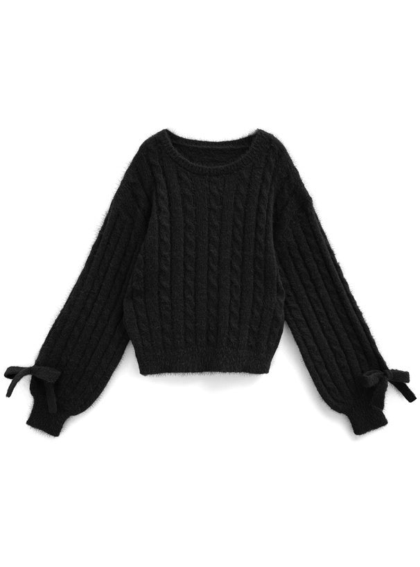 五色入｜蝴蝶結手袖上衣