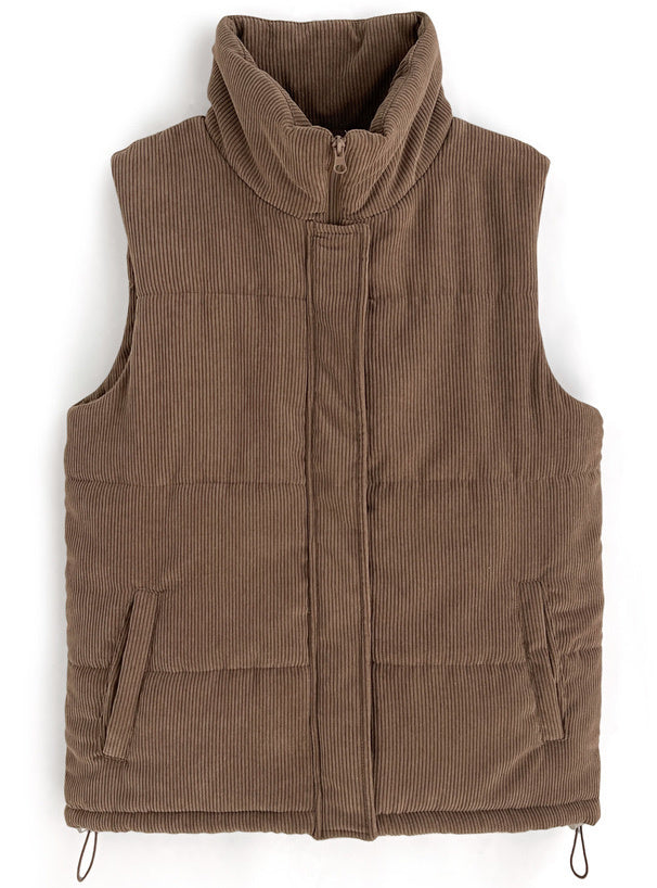 三色入｜燈芯絨棉背心