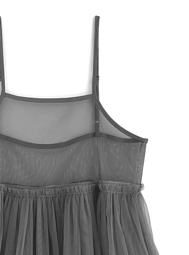 薄紗吊帶外搭裙