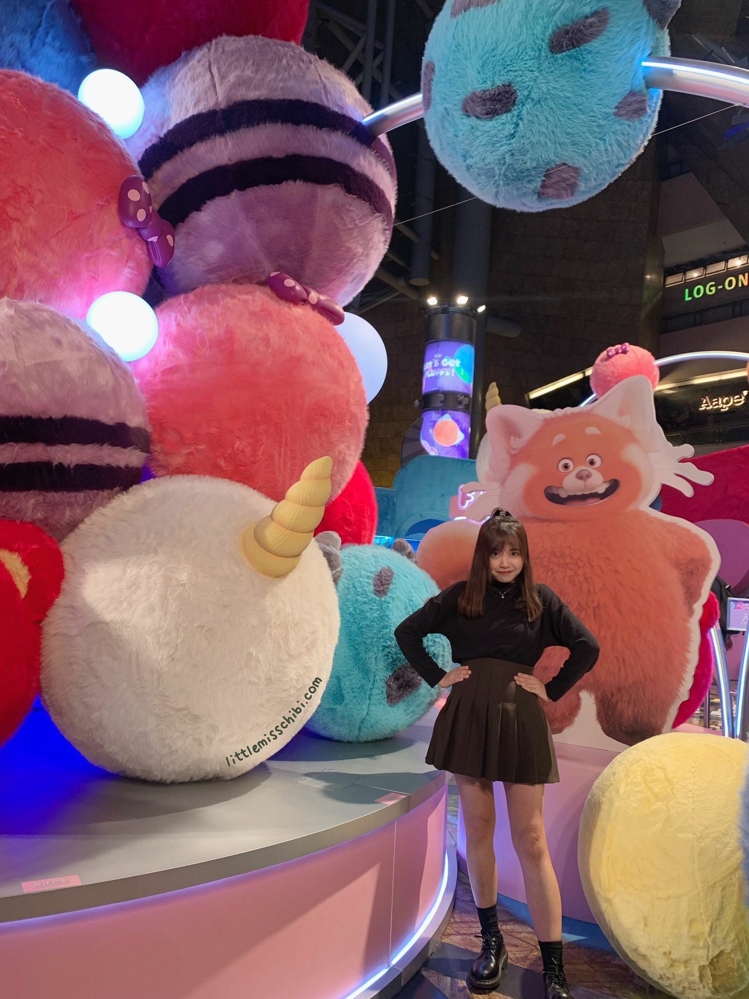 秋冬版高腰百摺裙