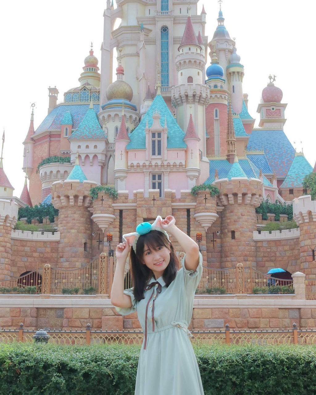 腰帶刺繡公主裙