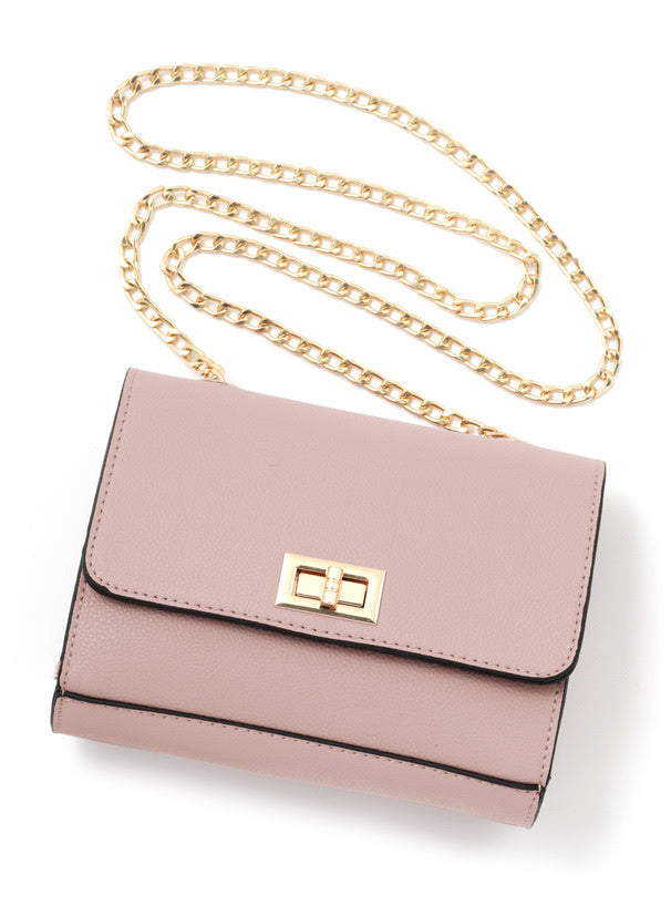 鏈條方形單肩包