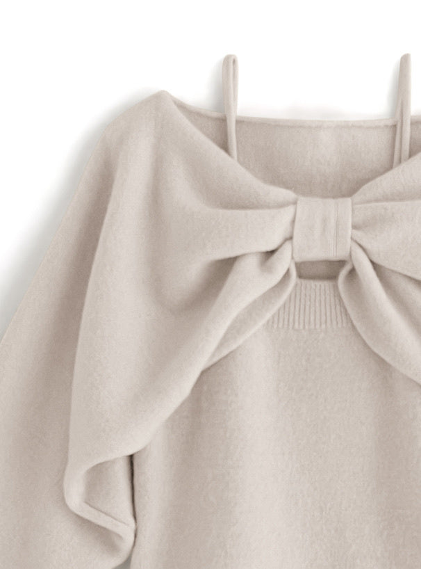 吊帶大蝴蝶結上衣