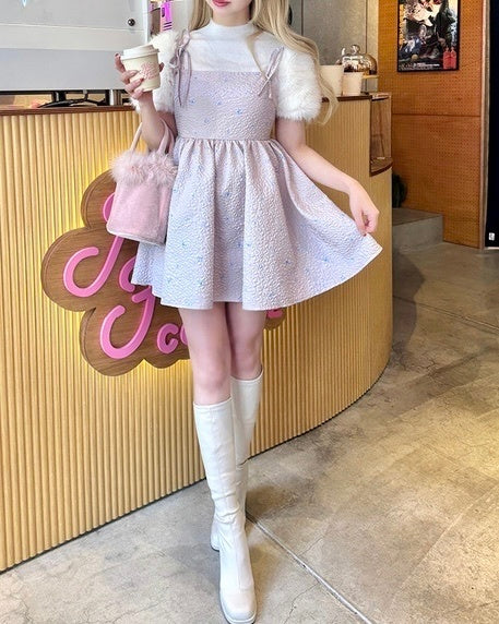 春日碎花小短裙