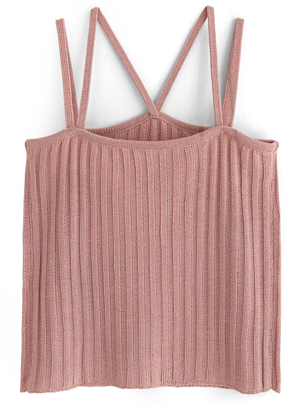 短款外套x吊帶背心針織套裝