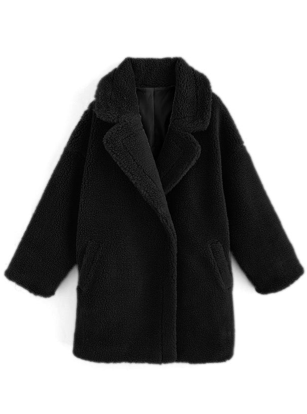 三色入｜棉棉長大衣