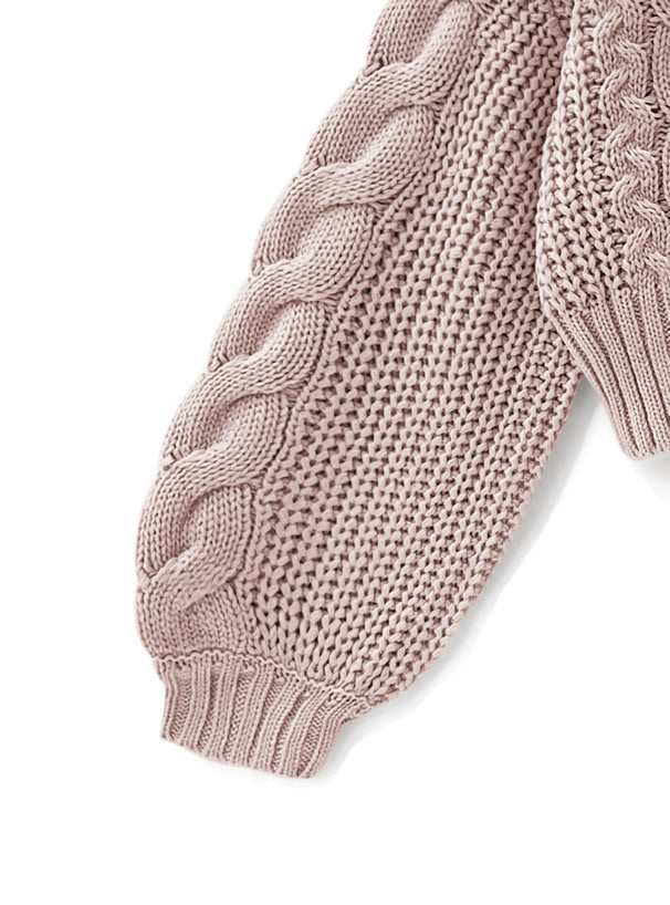 2way毛毛領針織衫