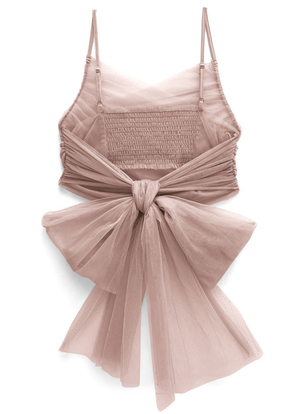 四色入 | 3ways薄紗緞帶上衣