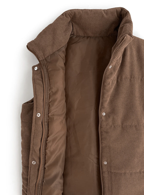 三色入｜燈芯絨棉背心