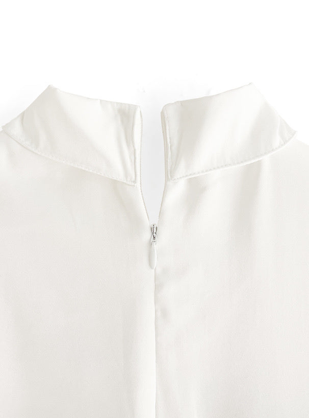 襯衫假兩件連衣裙