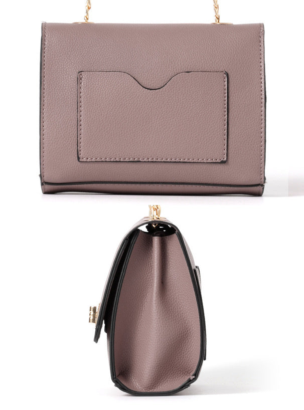 鏈條方形單肩包