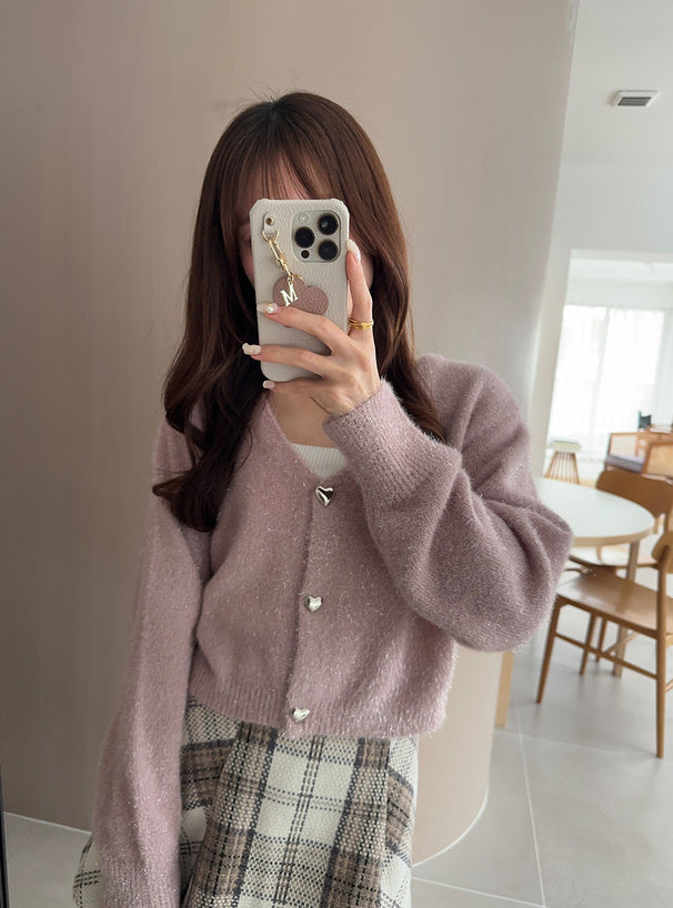 四色入｜心心鈕扣外套