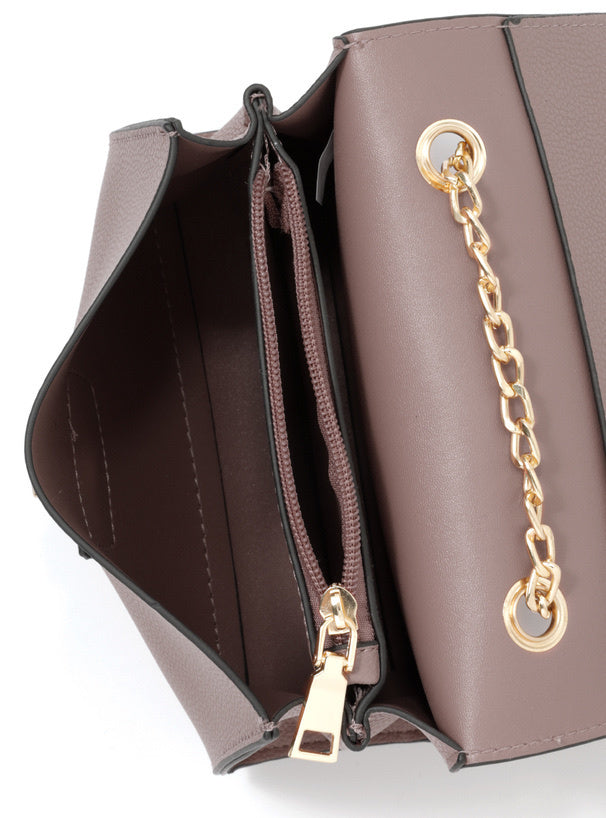 鏈條方形單肩包