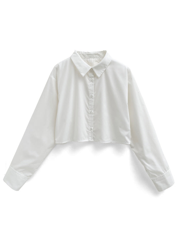 絞花針織短襯衫套裝