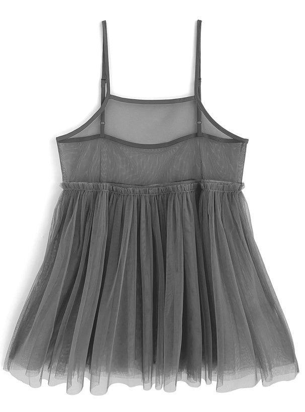 薄紗吊帶外搭裙