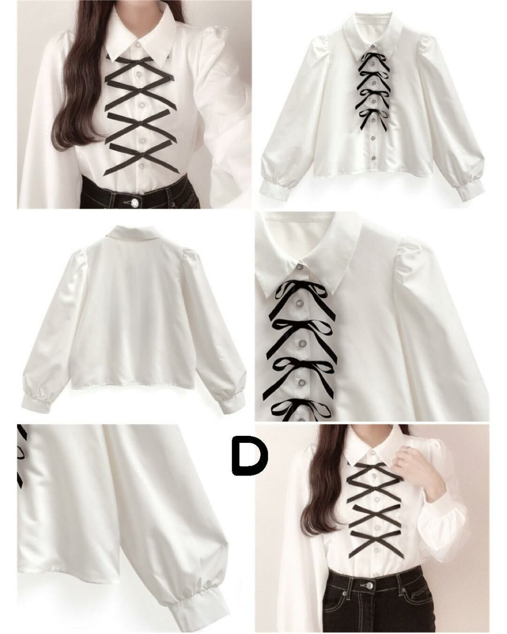 超可愛蝴蝶結襯衫系列