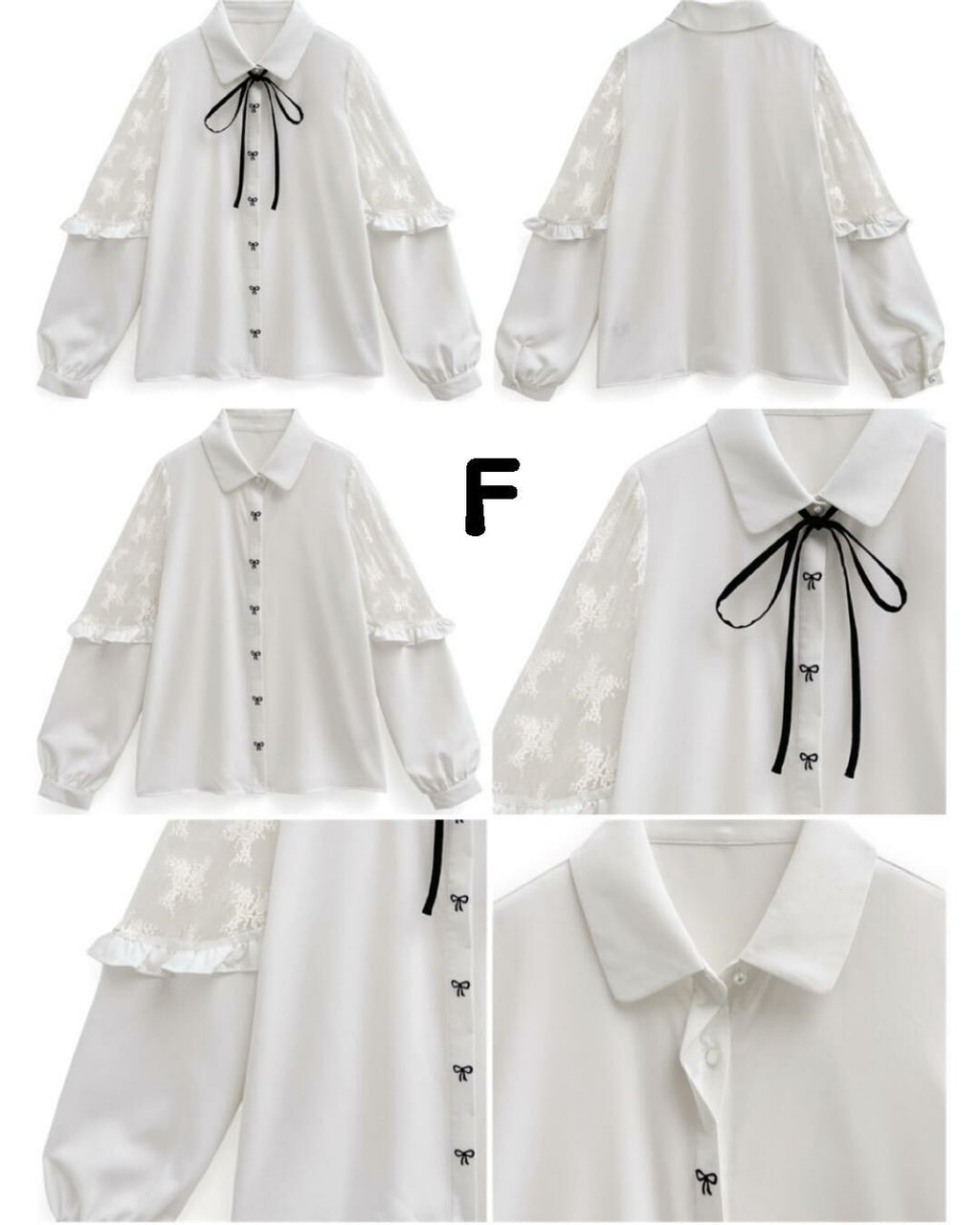 超可愛蝴蝶結襯衫系列