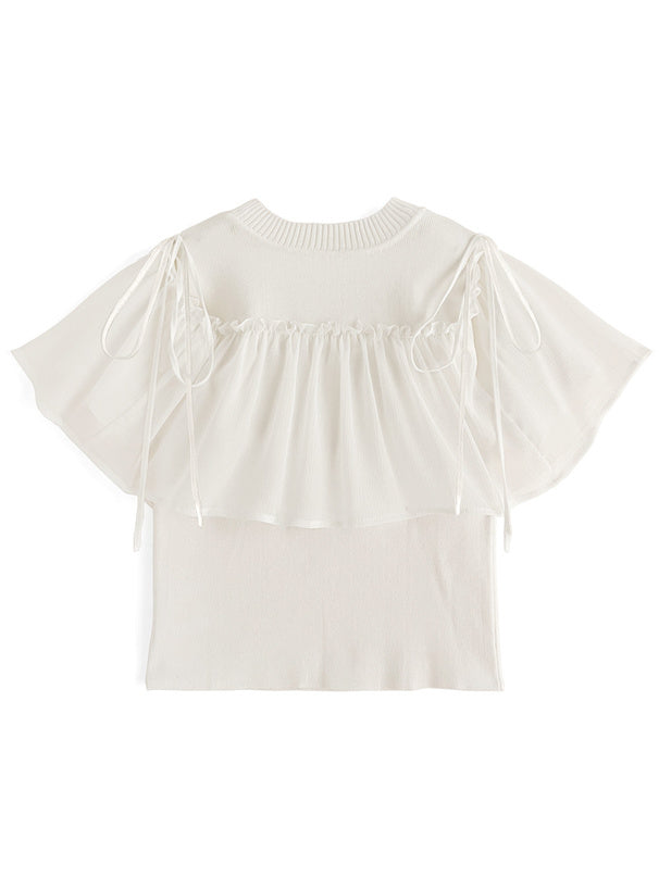 2way開肩領針織衫