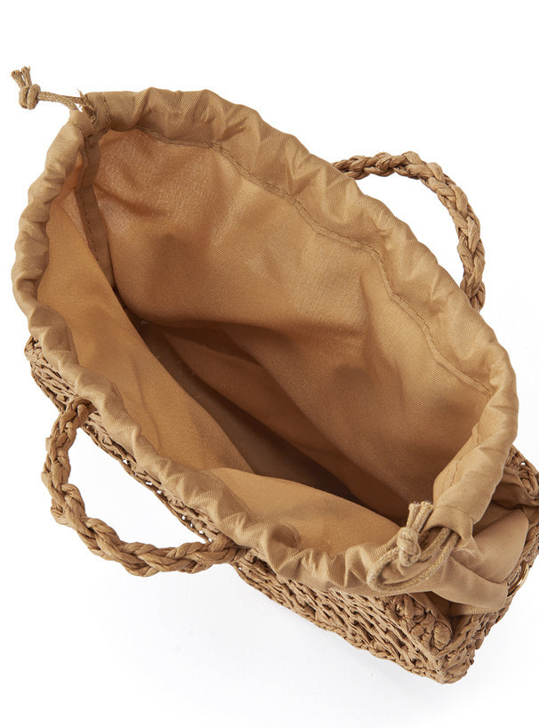 兩色入|心心竹編袋