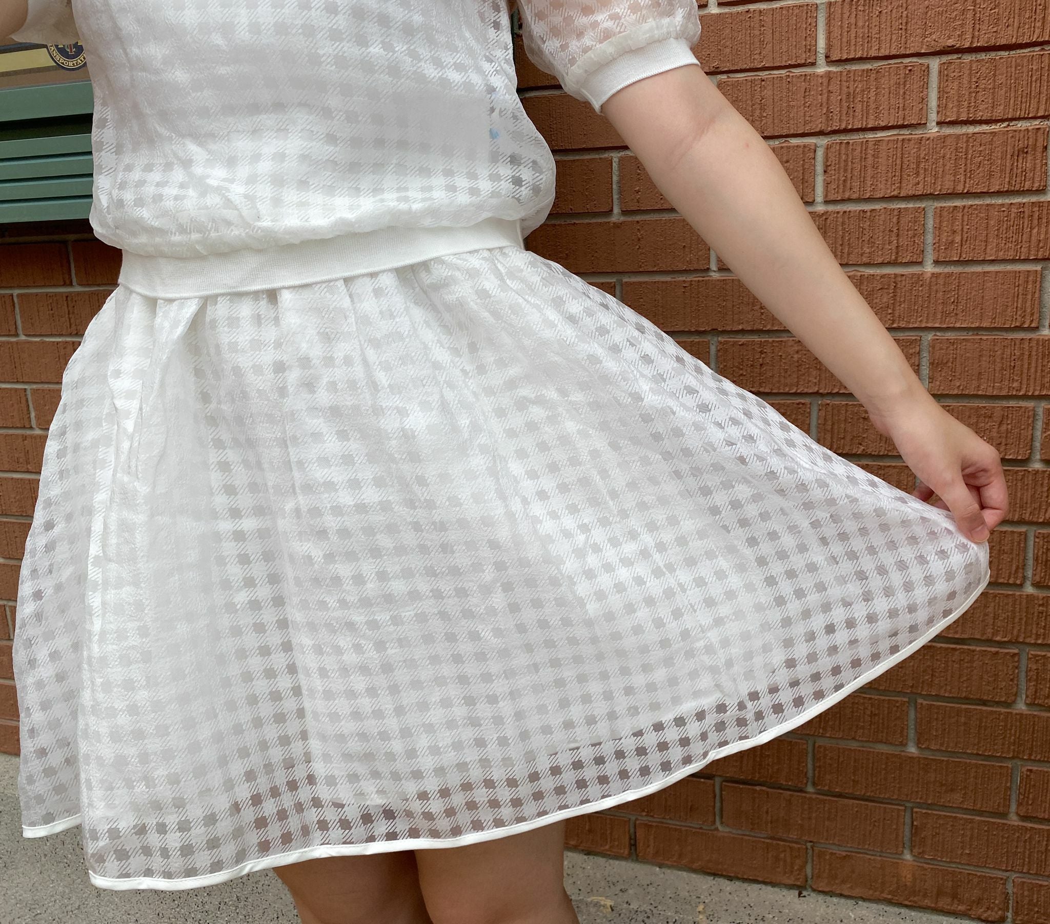 透視格仔兩件套