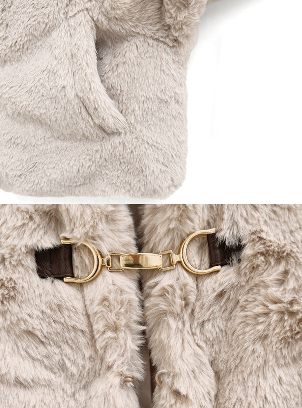 新中式毛毛短外套