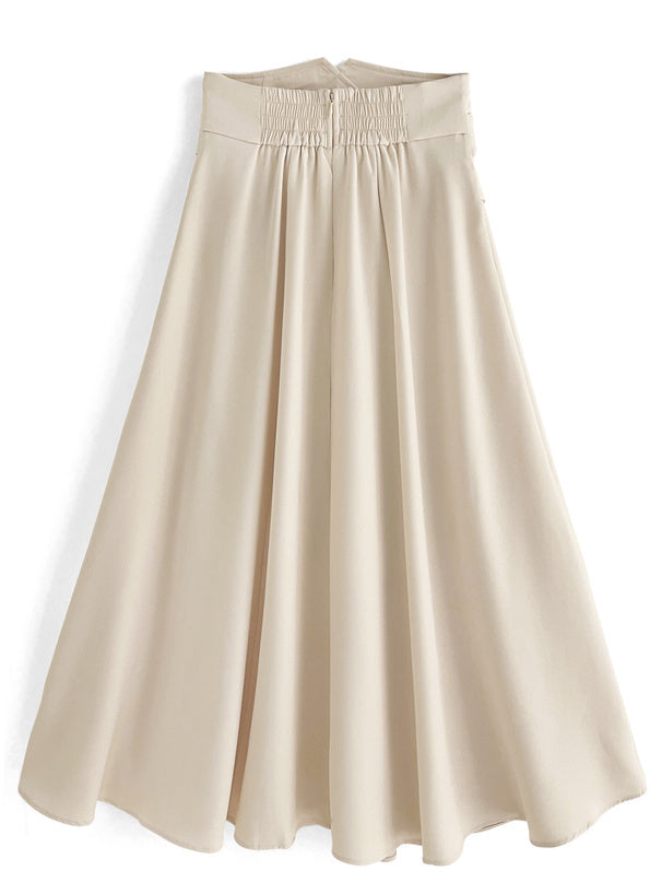 彈性半身喇叭裙