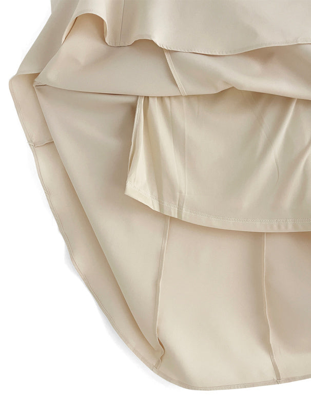 彈性半身喇叭裙