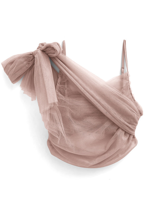 四色入 | 3ways薄紗緞帶上衣