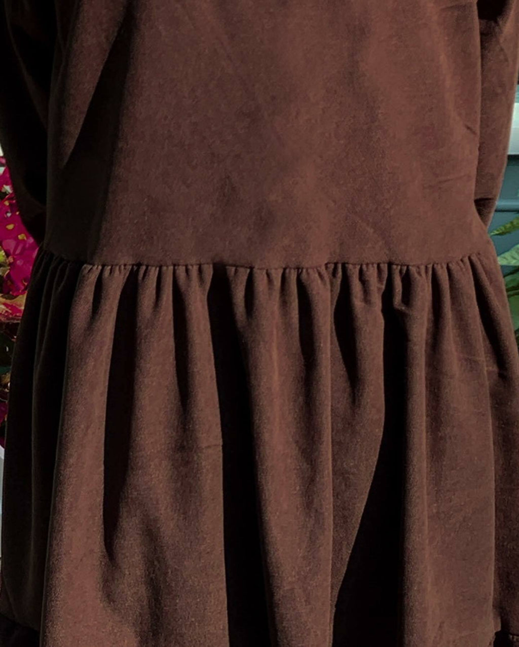 娃娃領蛋糕長裙