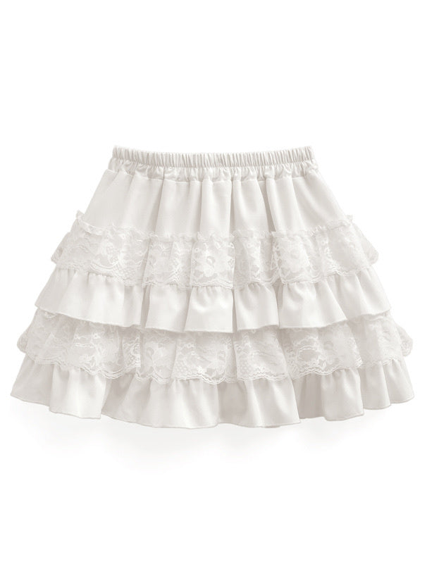 蕾絲蛋糕短裙