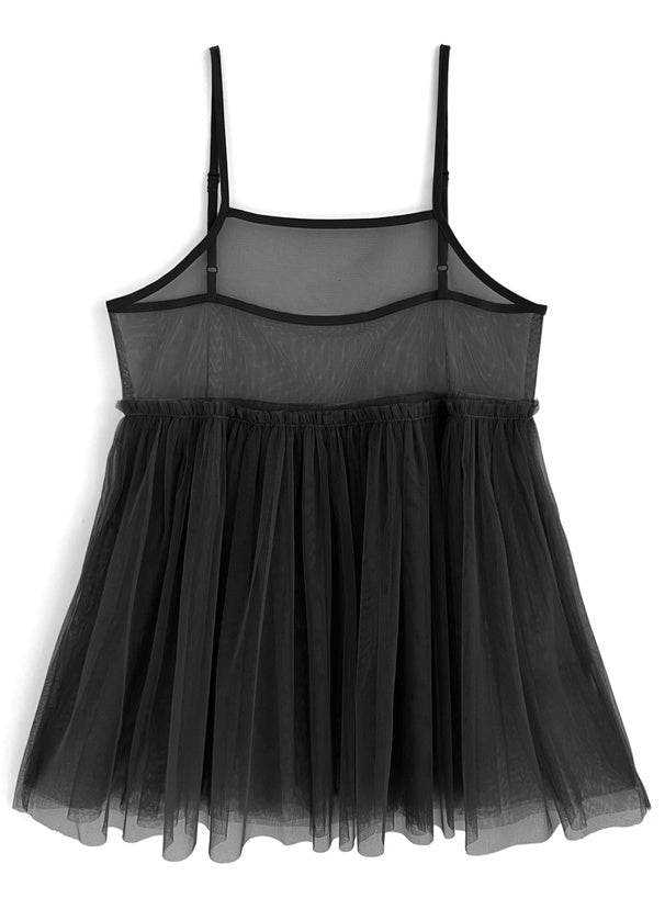 薄紗吊帶外搭裙