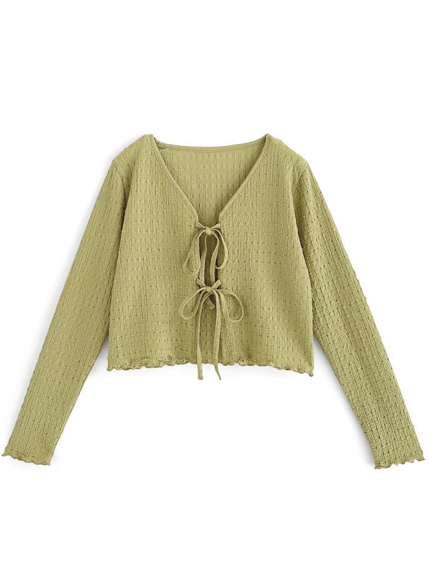 四色入｜蝴蝶結開衫x吊帶