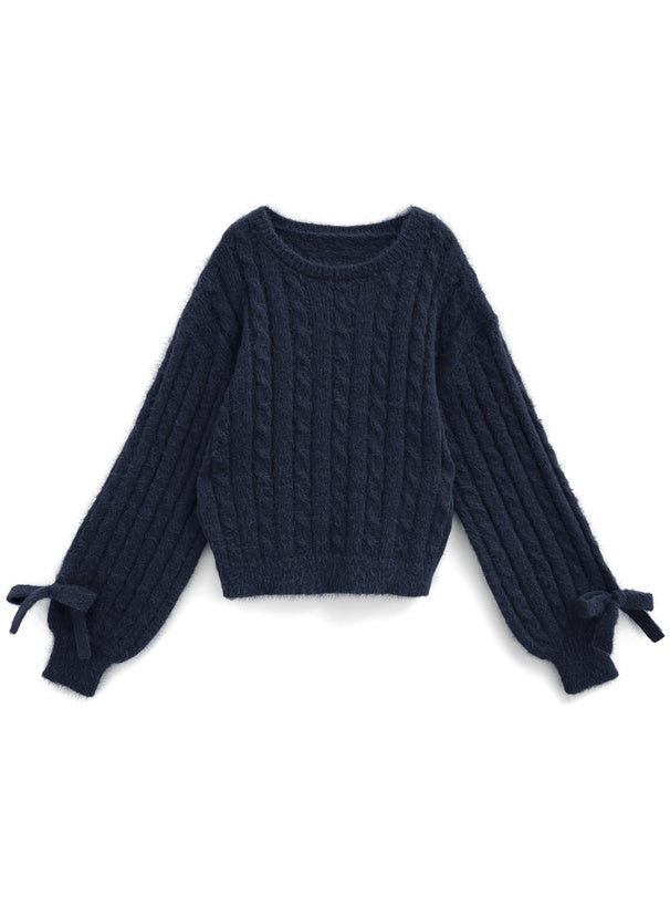 五色入｜蝴蝶結手袖上衣