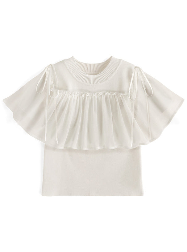 2way開肩領針織衫