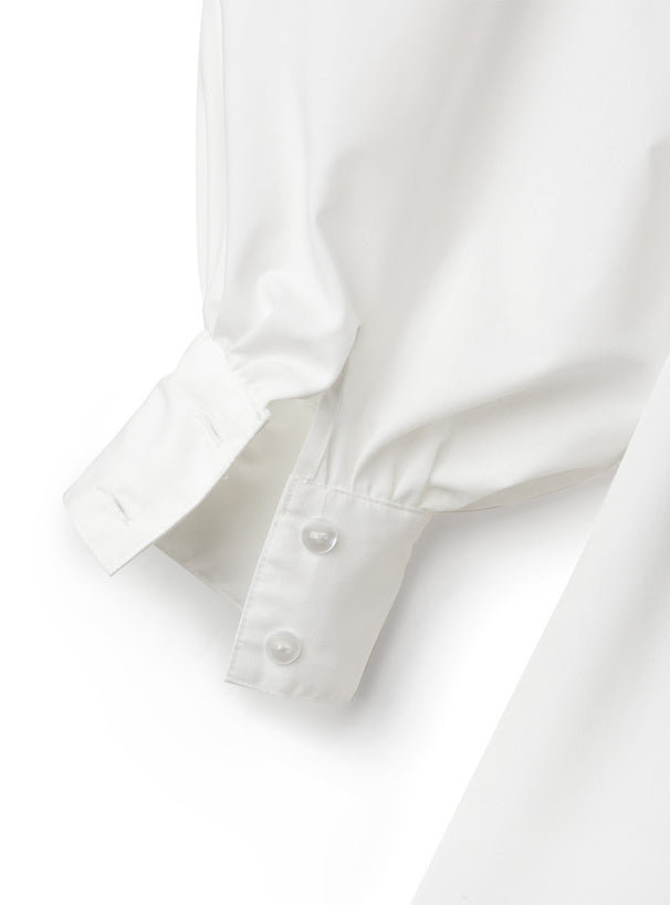 針織背心x襯衫洋裝套裝