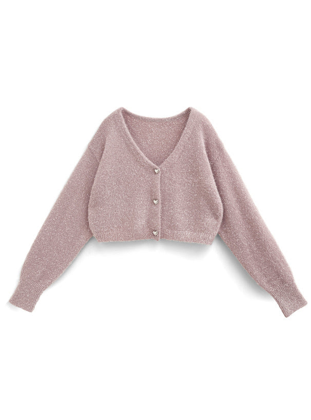 四色入｜心心鈕扣外套