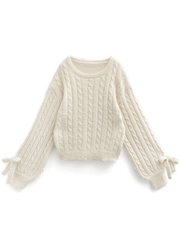 五色入｜蝴蝶結手袖上衣