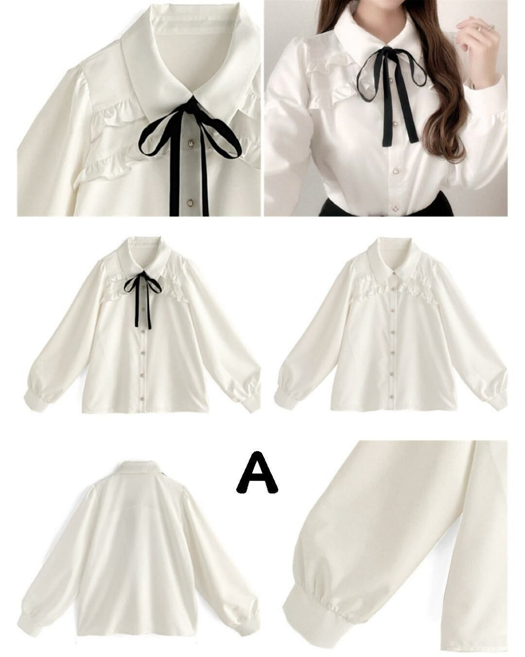 超可愛蝴蝶結襯衫系列