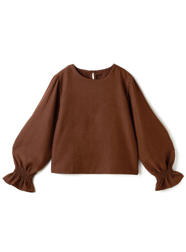 配色針織背心x束袖top