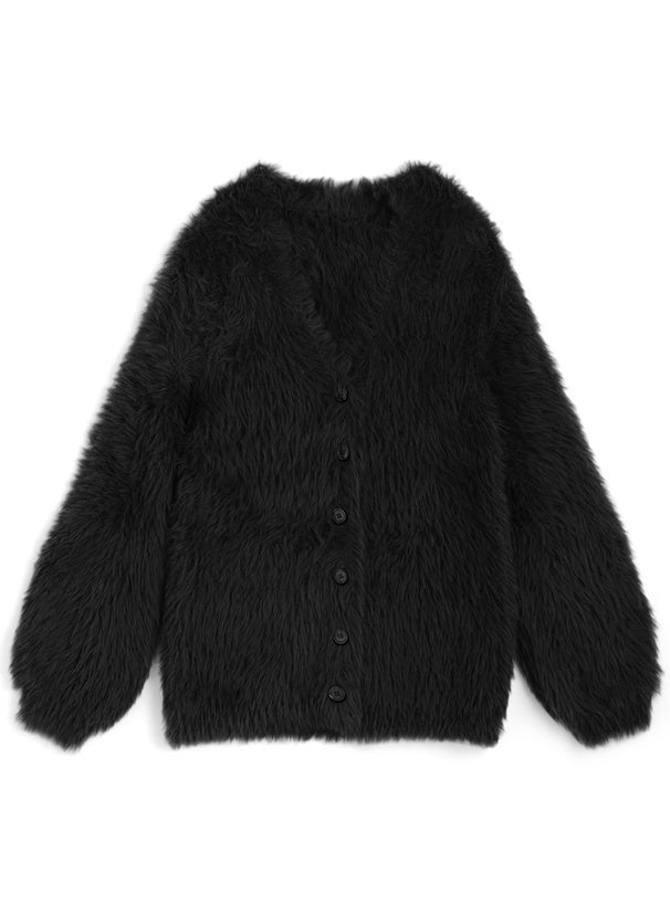 羽毛針織開襟衫