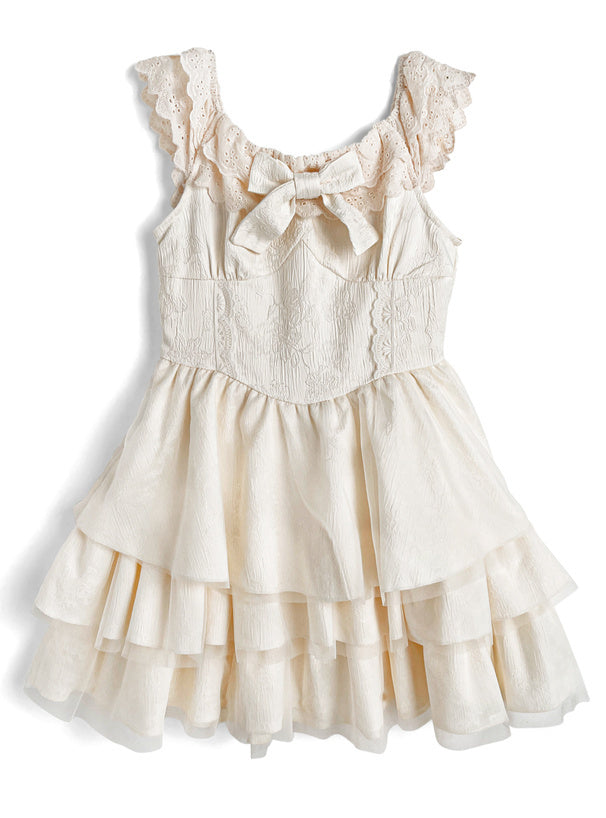 lace荷葉邊蛋糕裙