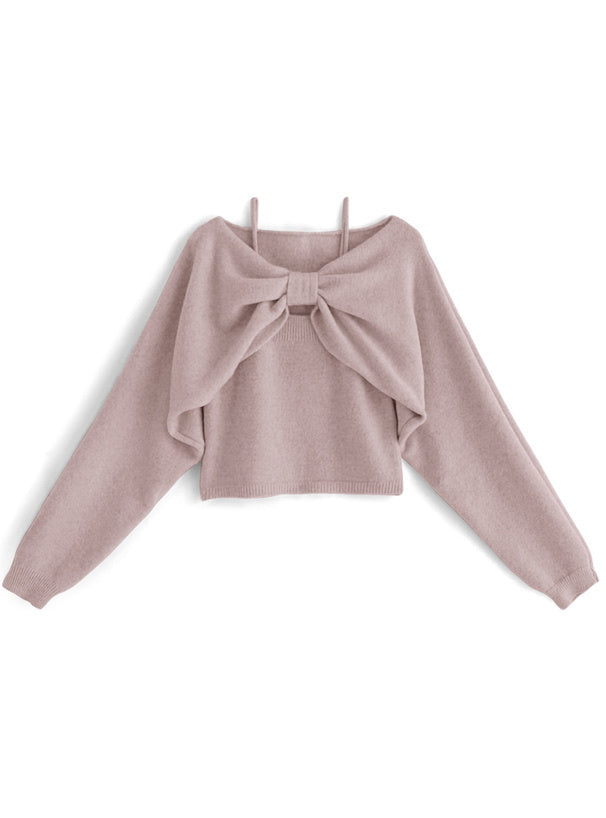 吊帶大蝴蝶結上衣